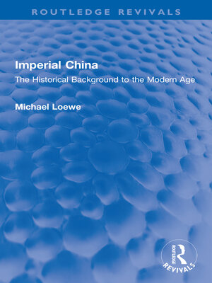 cover image of Imperial China